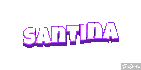 Santina Текстовый эффект