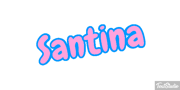Santina Текстовый эффект