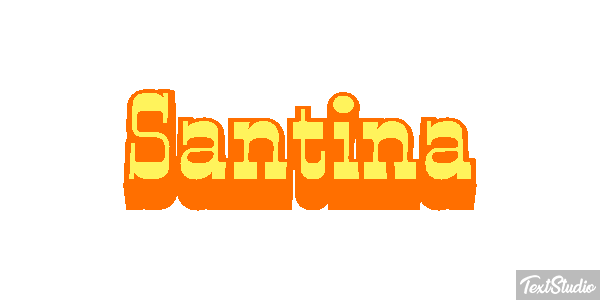 Santina Текстовый эффект