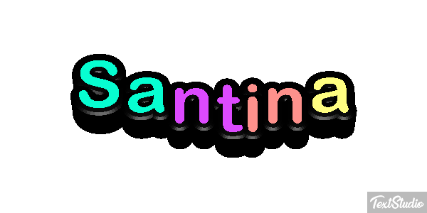 Santina Текстовый эффект
