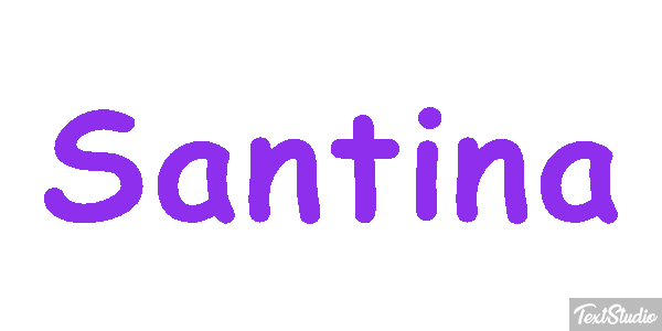 Santina Текстовый эффект