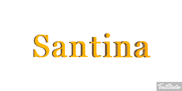 Santina Текстовый эффект