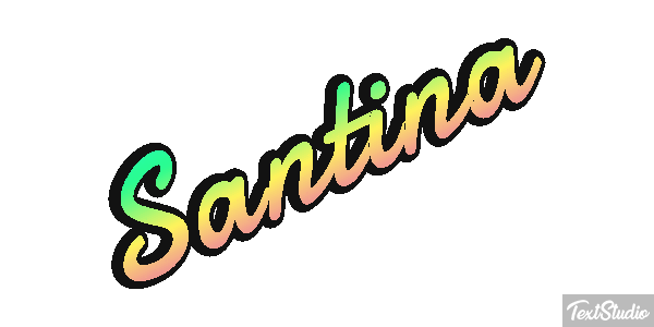 Santina Текстовый эффект