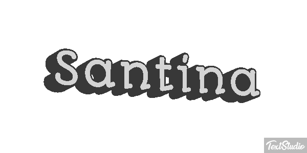 Santina Текстовый эффект