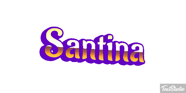 Santina Текстовый эффект
