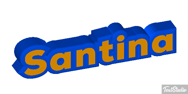 Santina Текстовый эффект