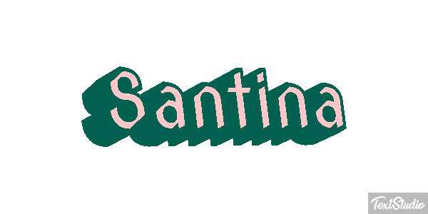 Santina Текстовый эффект