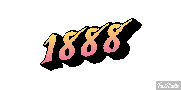1888 Effet de texte