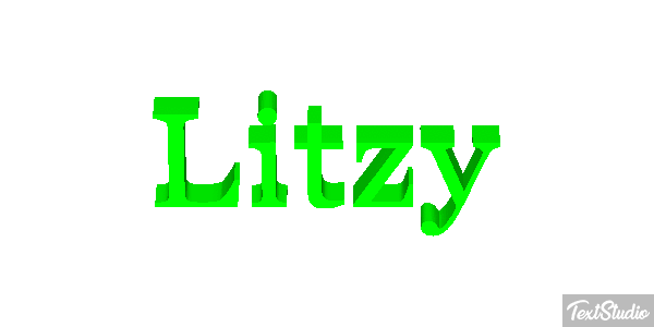 Litzy Text effect
