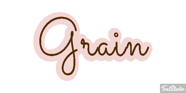 Grain Text effect
