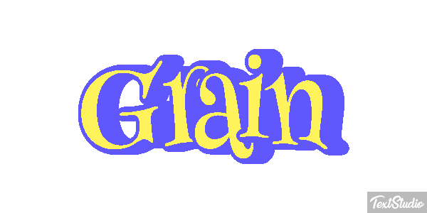 Grain Text effect