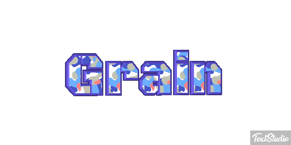 Grain Text effect