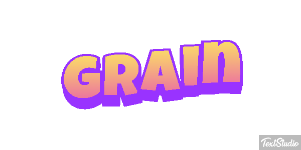 Grain Text effect