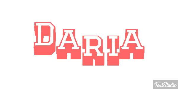 Daria Text effect