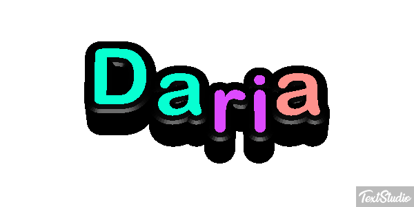 Daria Text effect