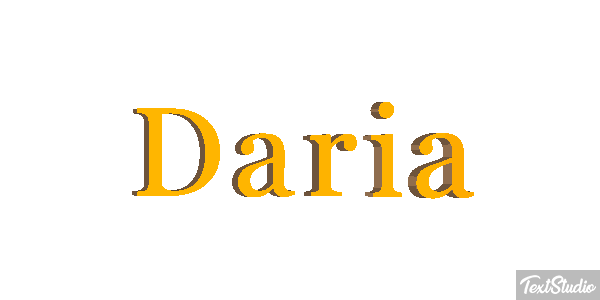 Daria Text effect