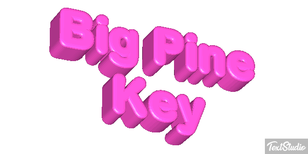Big Pine Key Text effect