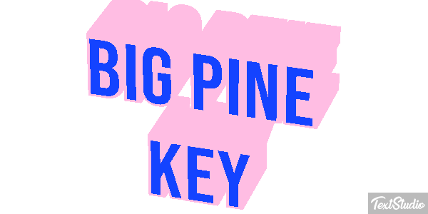 Big Pine Key Text effect