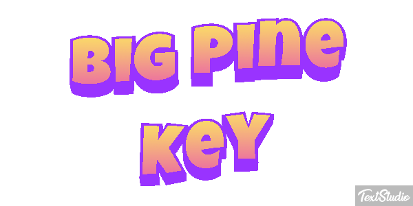 Big Pine Key Text effect