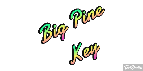 Big Pine Key Text effect