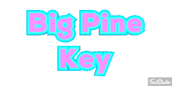 Big Pine Key Text effect