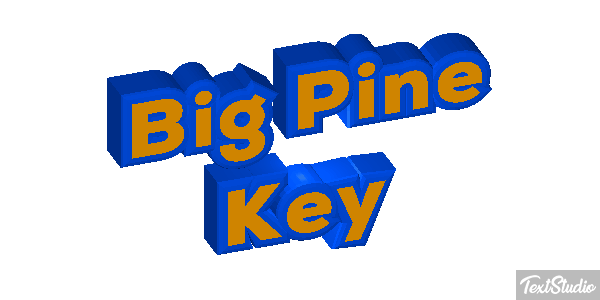 Big Pine Key Text effect