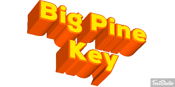 Big Pine Key Text effect