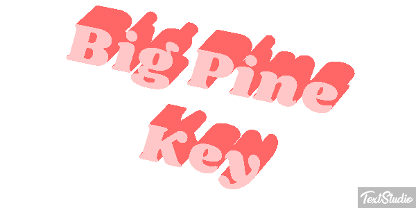 Big Pine Key Text effect