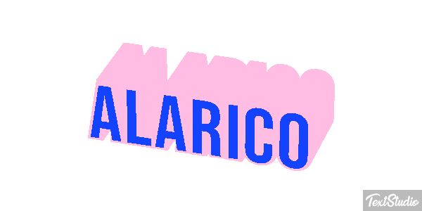 Alarico Effetto testo