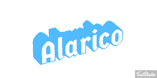 Alarico Effetto testo