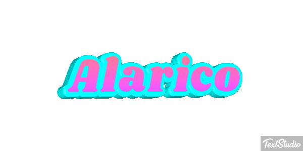 Alarico Effetto testo