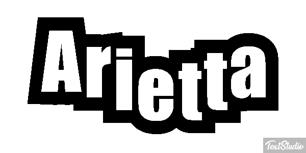 Arietta Text effect