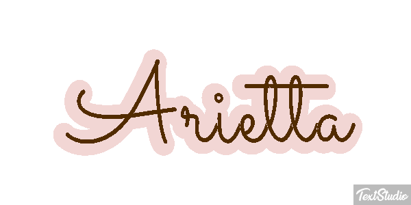 Arietta Text effect