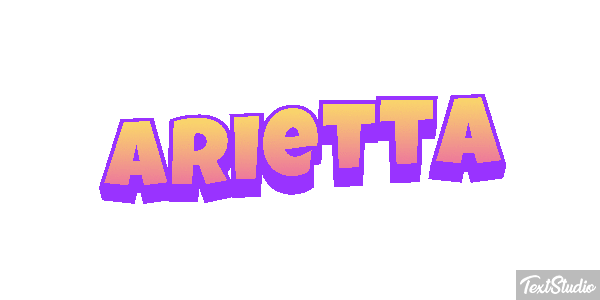 Arietta Text effect