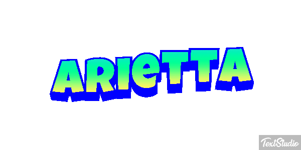 Arietta Text effect