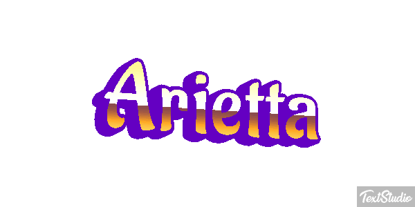 Arietta Text effect