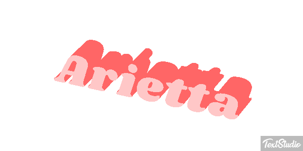 Arietta Text effect