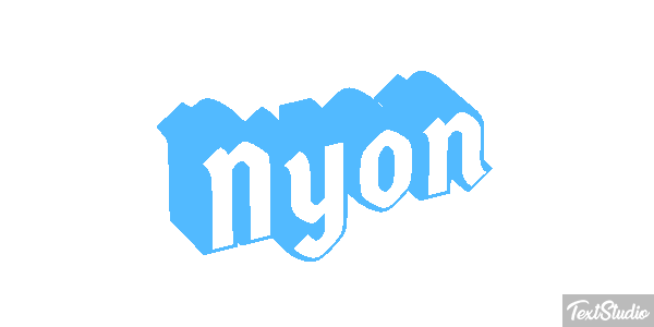Nyon Efekt tekstowy
