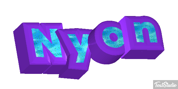 Nyon Efekt tekstowy