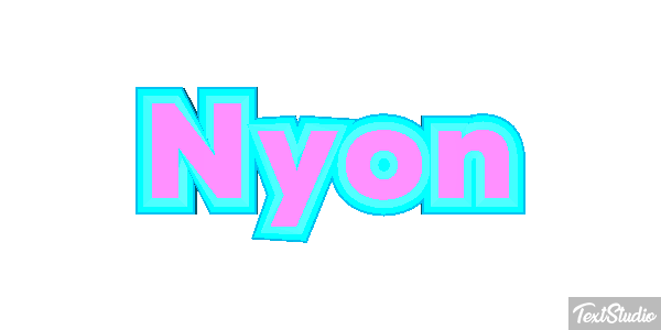 Nyon Efekt tekstowy