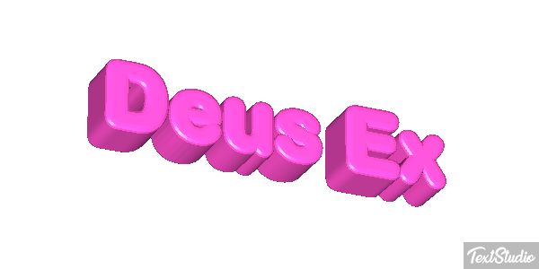 Deus Ex Text effect