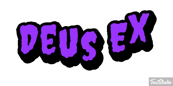 Deus Ex Text effect