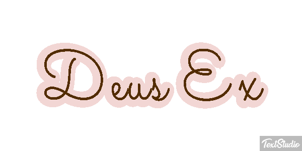 Deus Ex Text effect