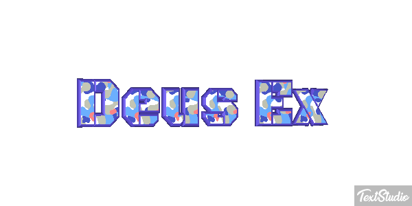 Deus Ex Text effect