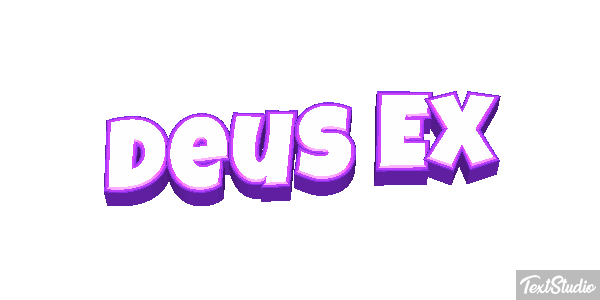 Deus Ex Text effect