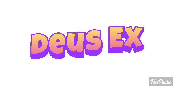 Deus Ex Text effect