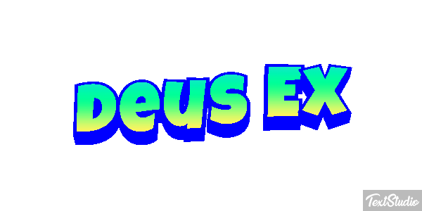 Deus Ex Text effect