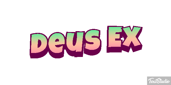 Deus Ex Text effect