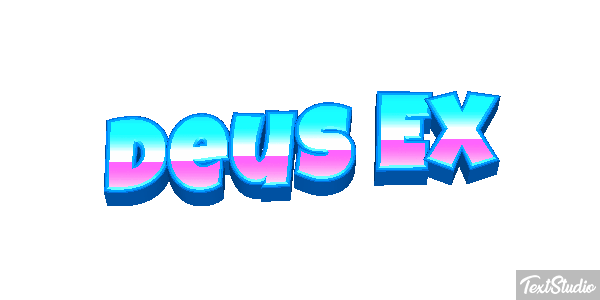 Deus Ex Text effect