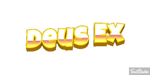 Deus Ex Text effect